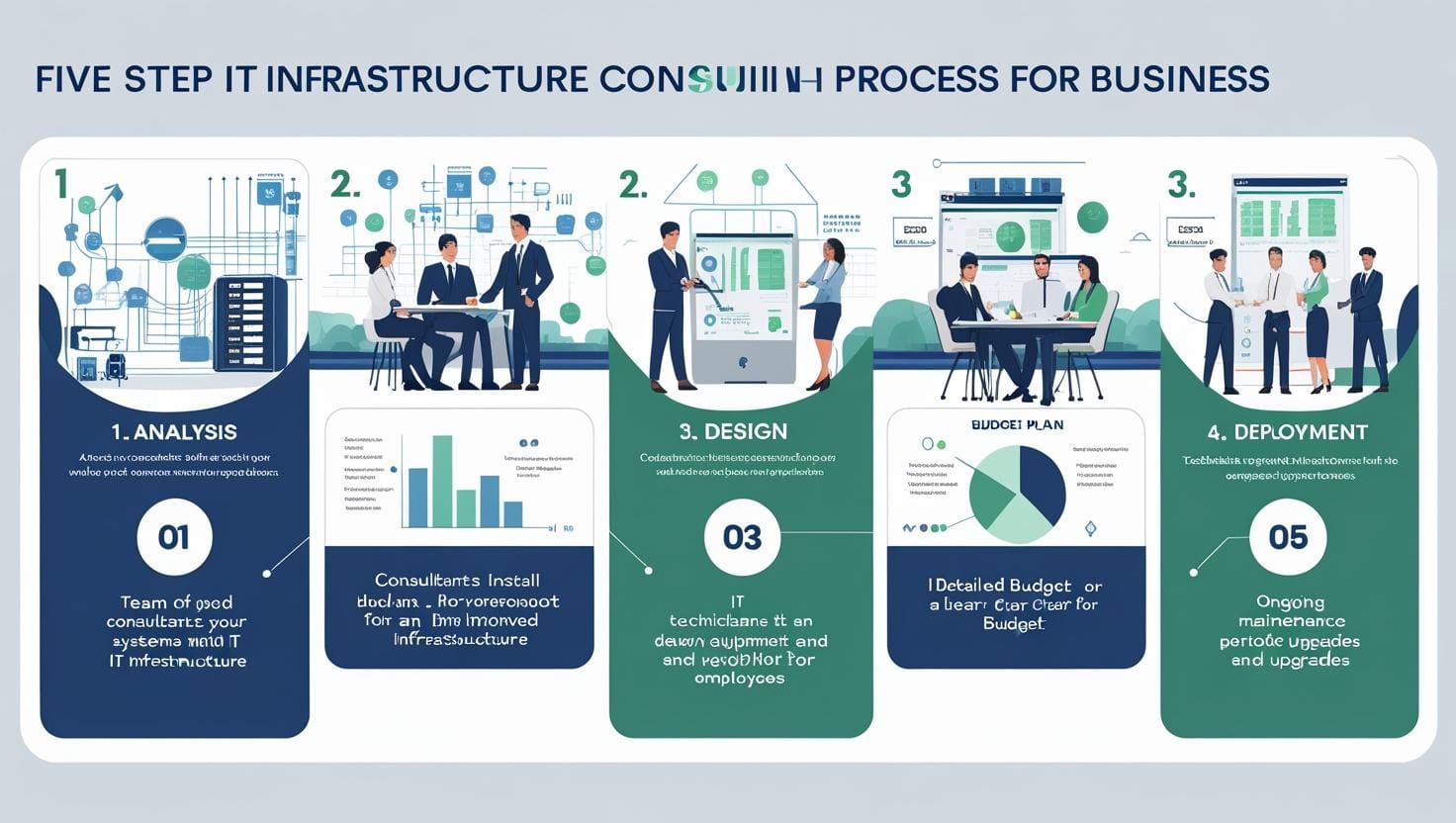 Dịch Vụ Tư Vấn Hạ Tầng CNTT 4.0 Cho Doanh Nghiệp – Giải Pháp Số Hóa Doanh Nghiệp Toàn Diện 4 5 bước quy trình xây dựng hạ tầng CNTT 4.0 cho doanh nghiệp